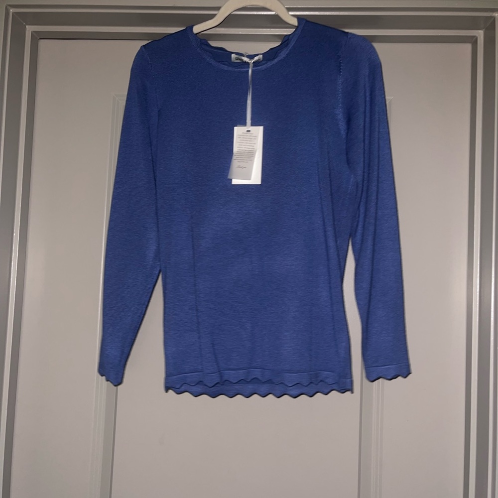 GRACE KARIN ruffle neck sweater